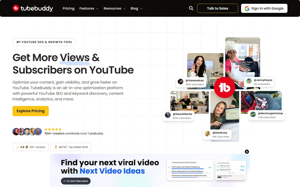 Best YouTube Analytics Tools